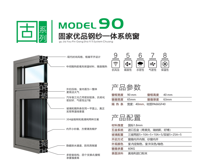 固系列90双内开